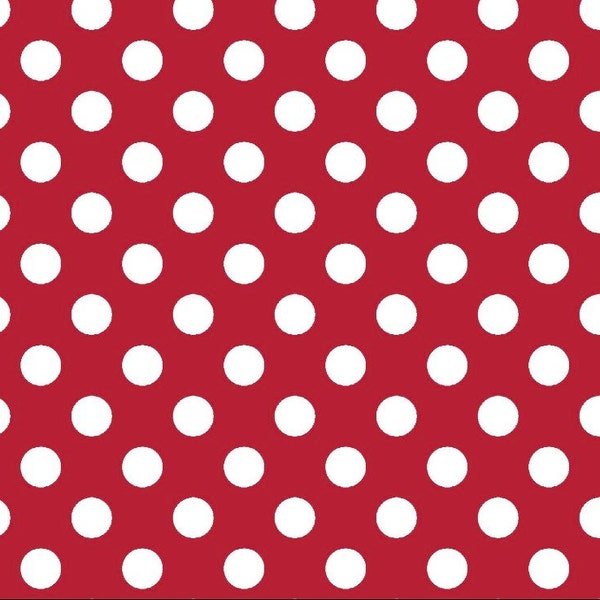 Dots Kimberbell Basics-MAS8216-R, Dots red white -by the 1/4 yd, 1/2 us & Fat Quarters - 100% Cotton -