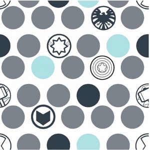 Avengers - Cotton Fabric- Fat Quarters -By the yard - fast shipping