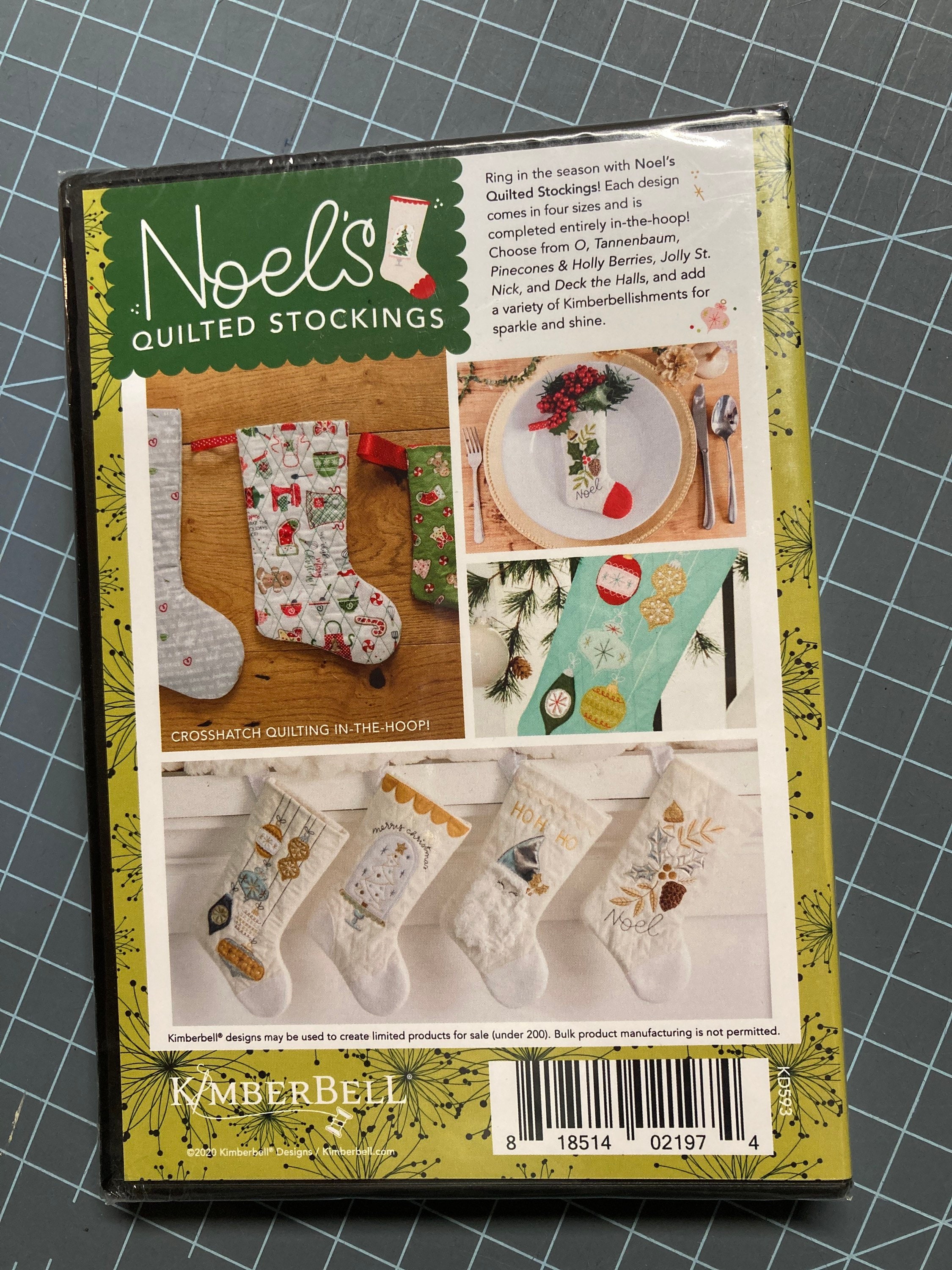 Kimberbell Noel's Stocking Embroidery Designs – Quiltandsew.com