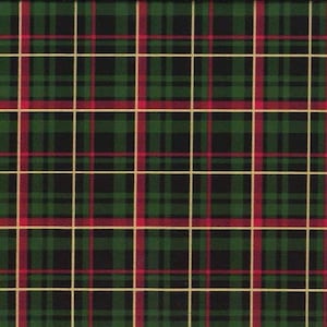 Glitter Plaid Cotton Fabric -continuous cuts- by the 1/4 or 1/2 yards- fat quarters FAT16506-LZG - Fabric Traditions