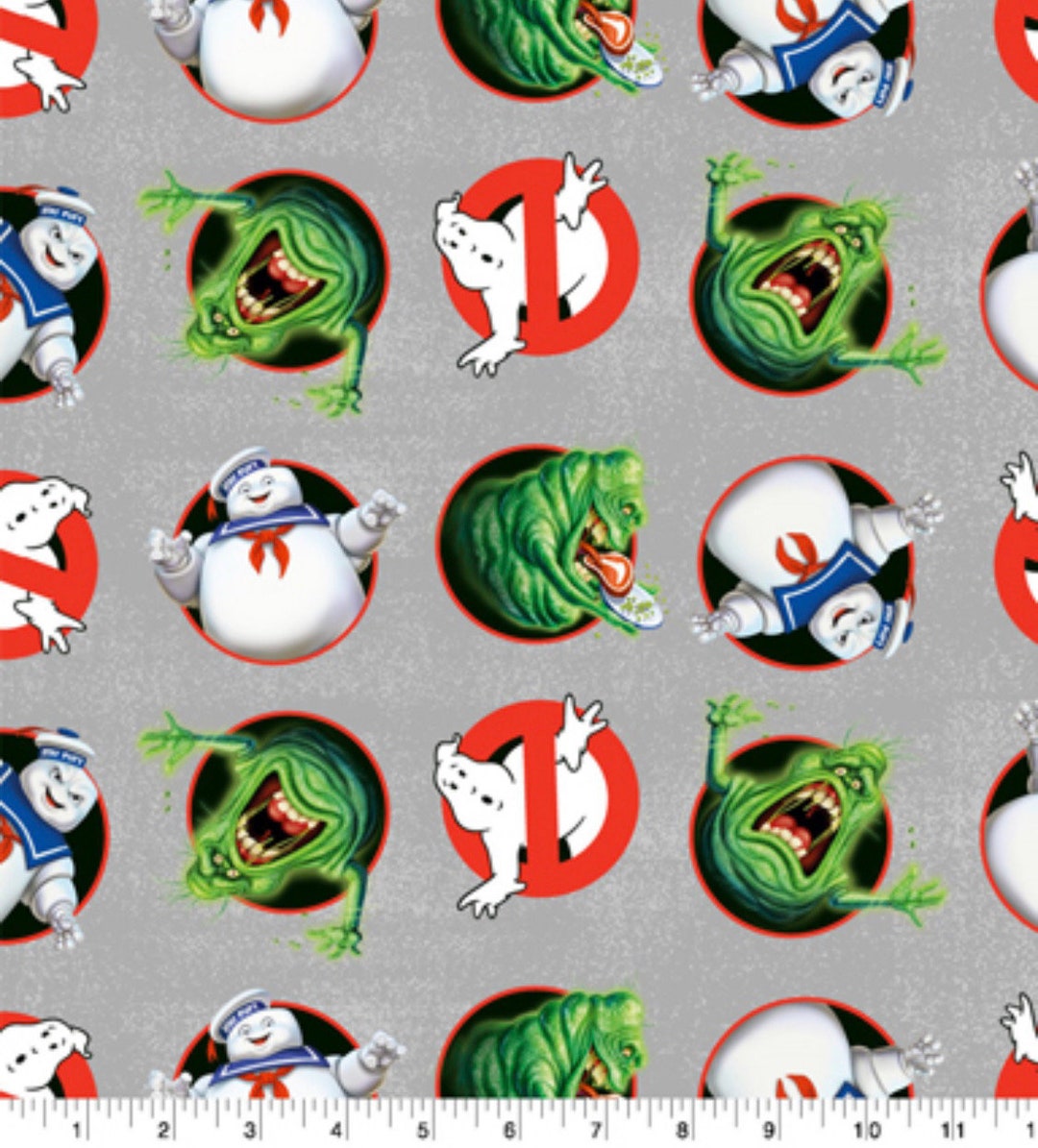 Ghostbusters Creepy Toss Cotton Fabric Halloween Cotton Fabric Fabric