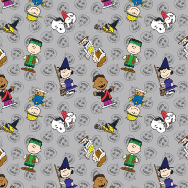 Peanuts Classic Costume Halloween cotton fabric- by the 1/4 yard, 1/2 yard, - Fat Quarters - 100% Cotton -