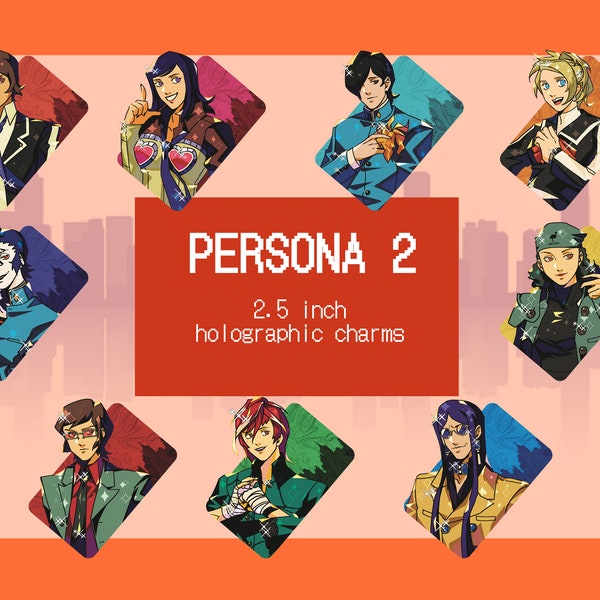 Persona 2 Acrylic Charms