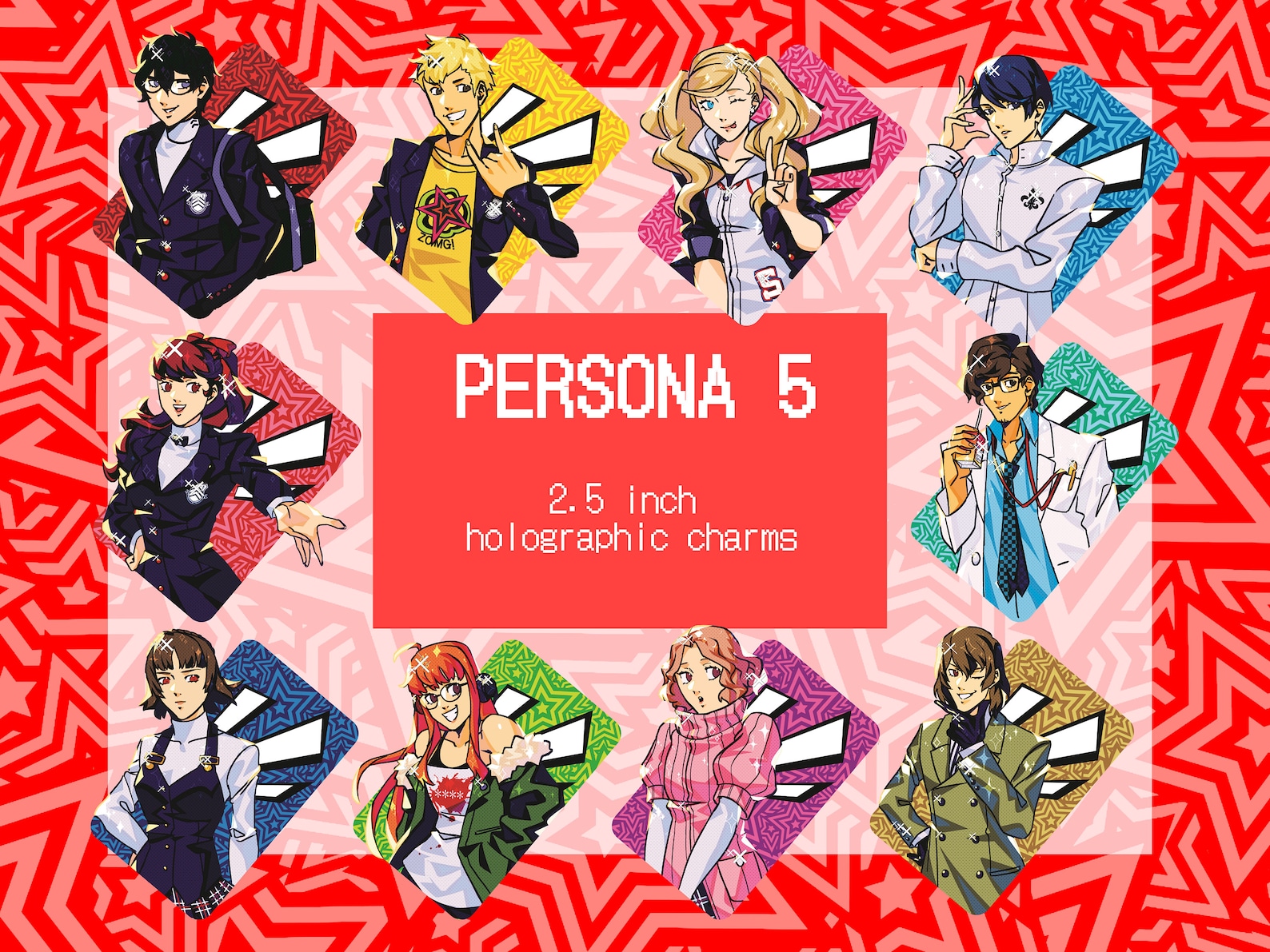 Persona 5 Acrylic Charms