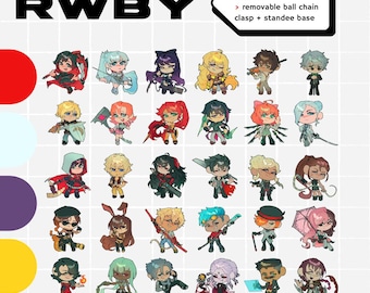 RWBY Standee Charms