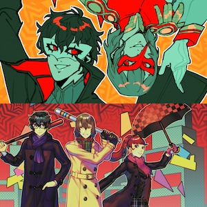 Persona 5 grands caractères