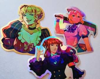 Umineko/Higurashi When They Cry Foil Stickers