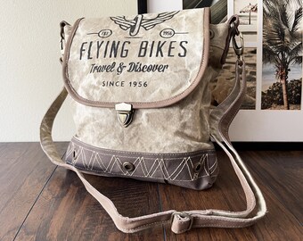 Flying Bikes Travel Crossbody Shoulder Bag