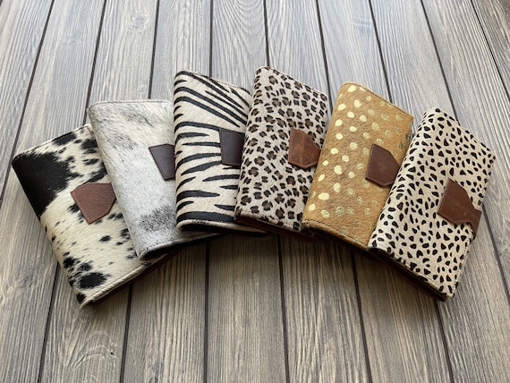 Linda cartera de cuero de vaca hecha a mano para mujer Etsy Espana