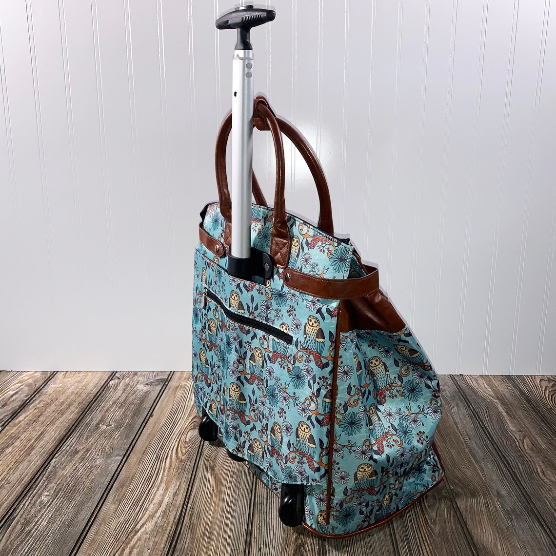 Women's Business Travel Rolling Laptop Tote Etsy