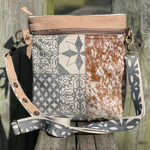 Upcycled Canvas Military Messenger Crossbody Bag Etsy