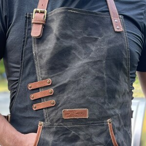 Mt Diablo 16oz - Woodworking Apron - Work Apron With Ghana - View #3