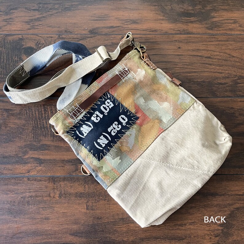 Handmade Canvas Crossbody Messenger Bag Etsy