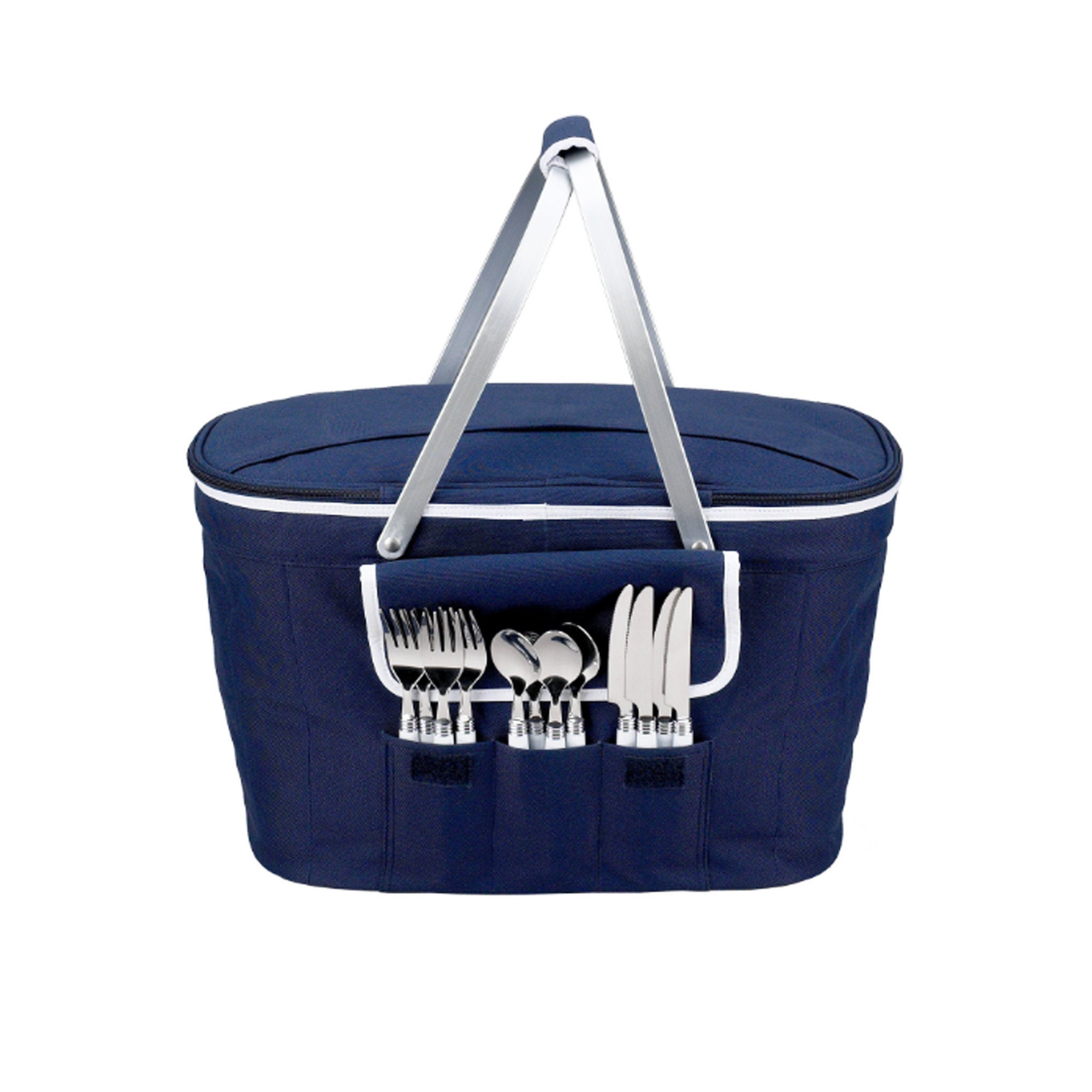 Insulated Family Size Picnic Basket Cooler Etsy