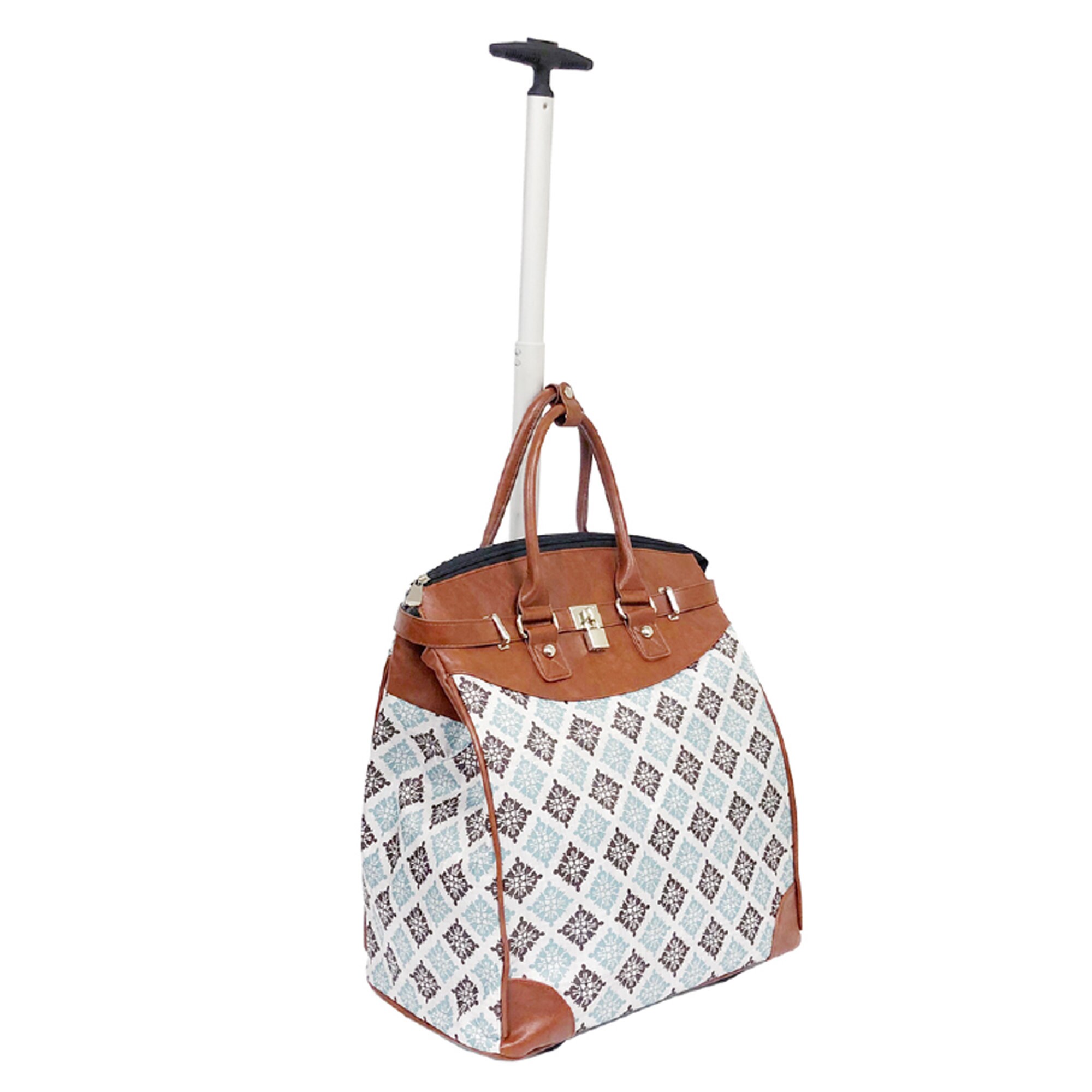 Women's Travel Rolling Weekender Duffle Bag Etsy