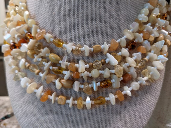 Multi Strand Monet Necklace - image 6