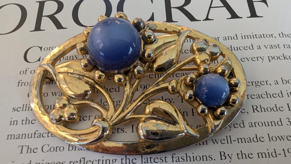 Rare Sterling Craft By Coro Brooch