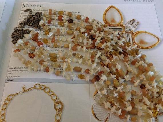 Multi Strand Monet Necklace - image 2