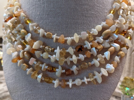 Multi Strand Monet Necklace - image 3