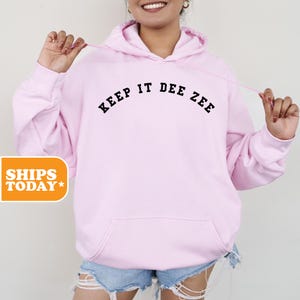 Delta Zeta Sorority Sweatshirt | Dee Zee Greek Letters | Sorority Gifts | Big Little Reveal | Oversized Hoodie | Sorority | _ Keep It _
