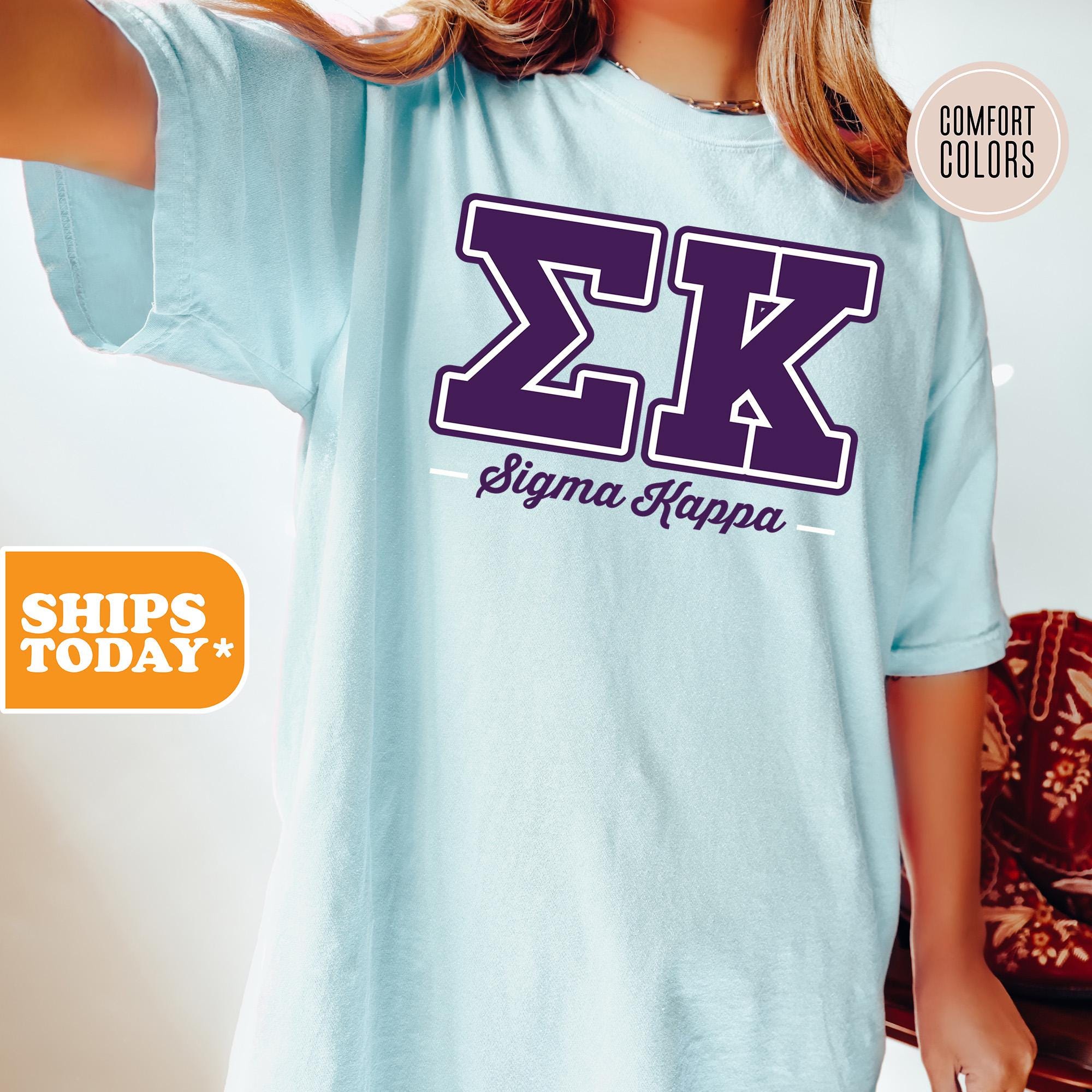 WAREHOUSE　Sigma Kappa Tシャツ XL スミクロ Sigma Kappa Identity Comfort Colors Sorority T-shirt | Sig Kap