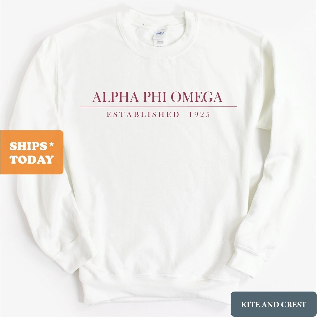alpha phi crewneck