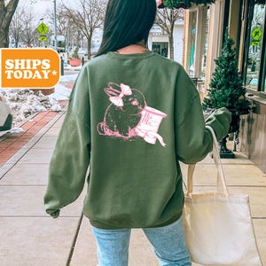 Phi Mu Sweet Stitches Sorority Sweatshirt | Phi Mu Sorority Hoodie | Greek Letters | Crewneck Sweatshirt | Big Little Reveal