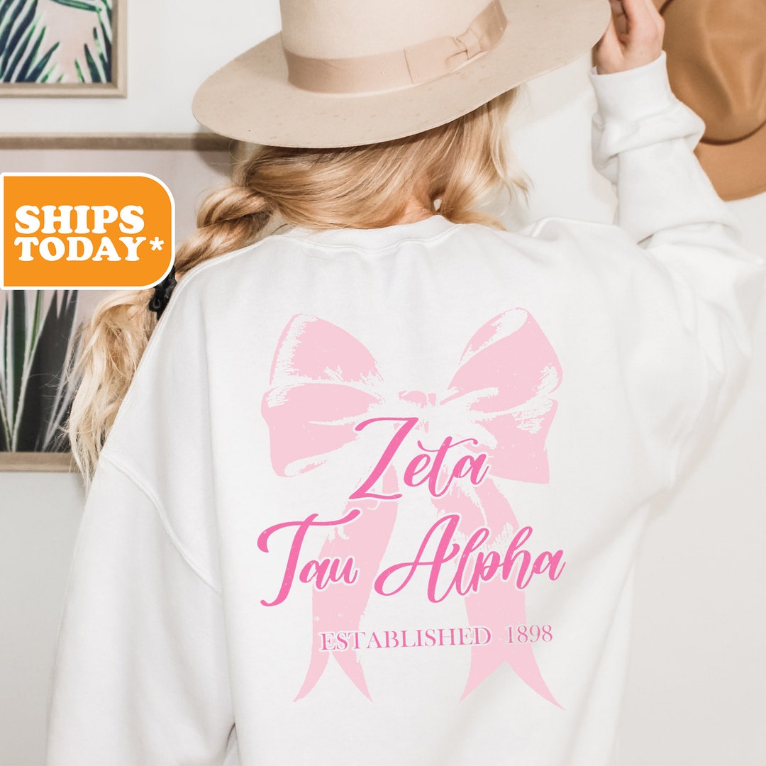 Zeta Tau Alpha Sorority Sweatshirt | ZETA Crewneck Sweatshirt | ZTA ...