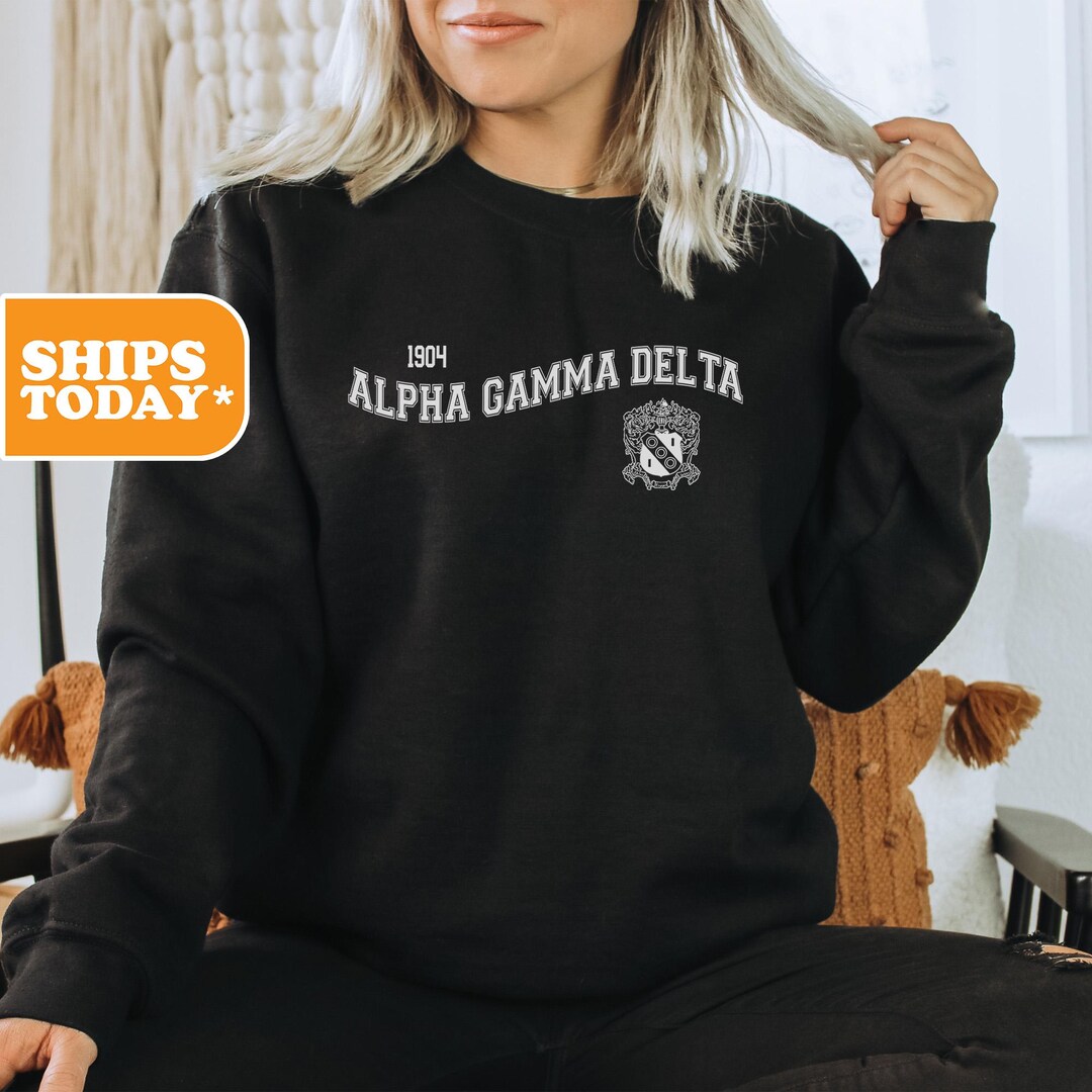 Alpha Gamma Delta Greek Pride Sorority Sweatshirt | Alpha Gam Preppy ...
