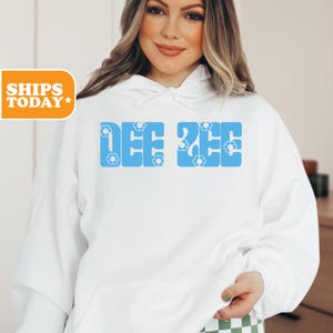 Delta Zeta Sorority Sweatshirt | Dee Zee Greek Letters | Sorority Gifts | Big Little Reveal | Oversized Hoodie | _ One Color Flower _