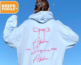 Alpha Sigma Alpha Sorority Sweatshirt | Alpha Sig Greek Gifts | Sorority Hoodie | Crewneck Sweatshirt | Sorority | _ Graceful Letters _