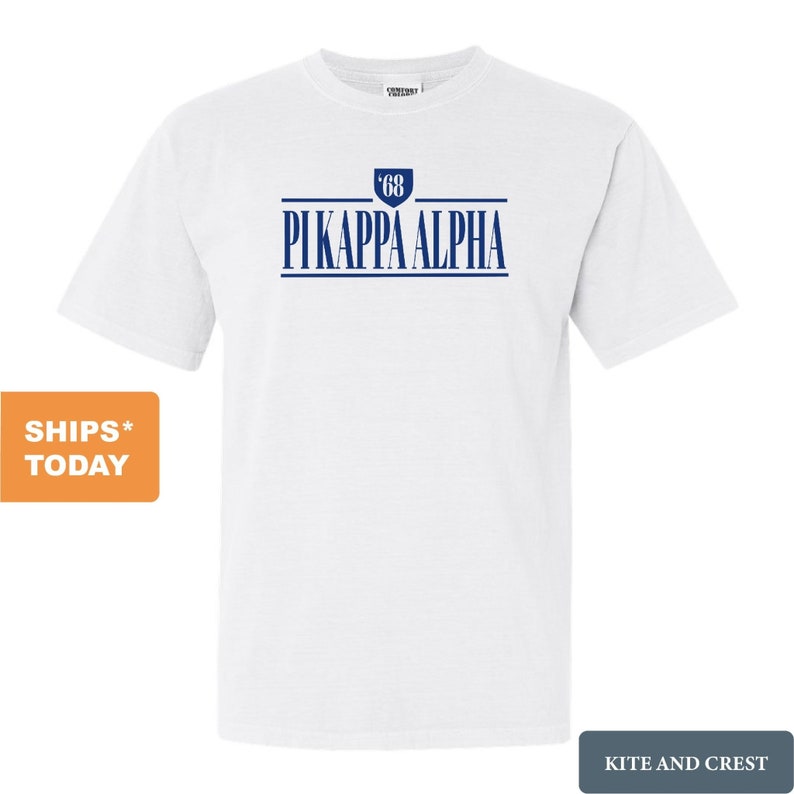 Pi Kappa Alpha Comfort Colors T-Shirt PIKE Shield Shirt