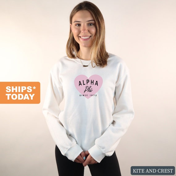 alpha phi crewneck