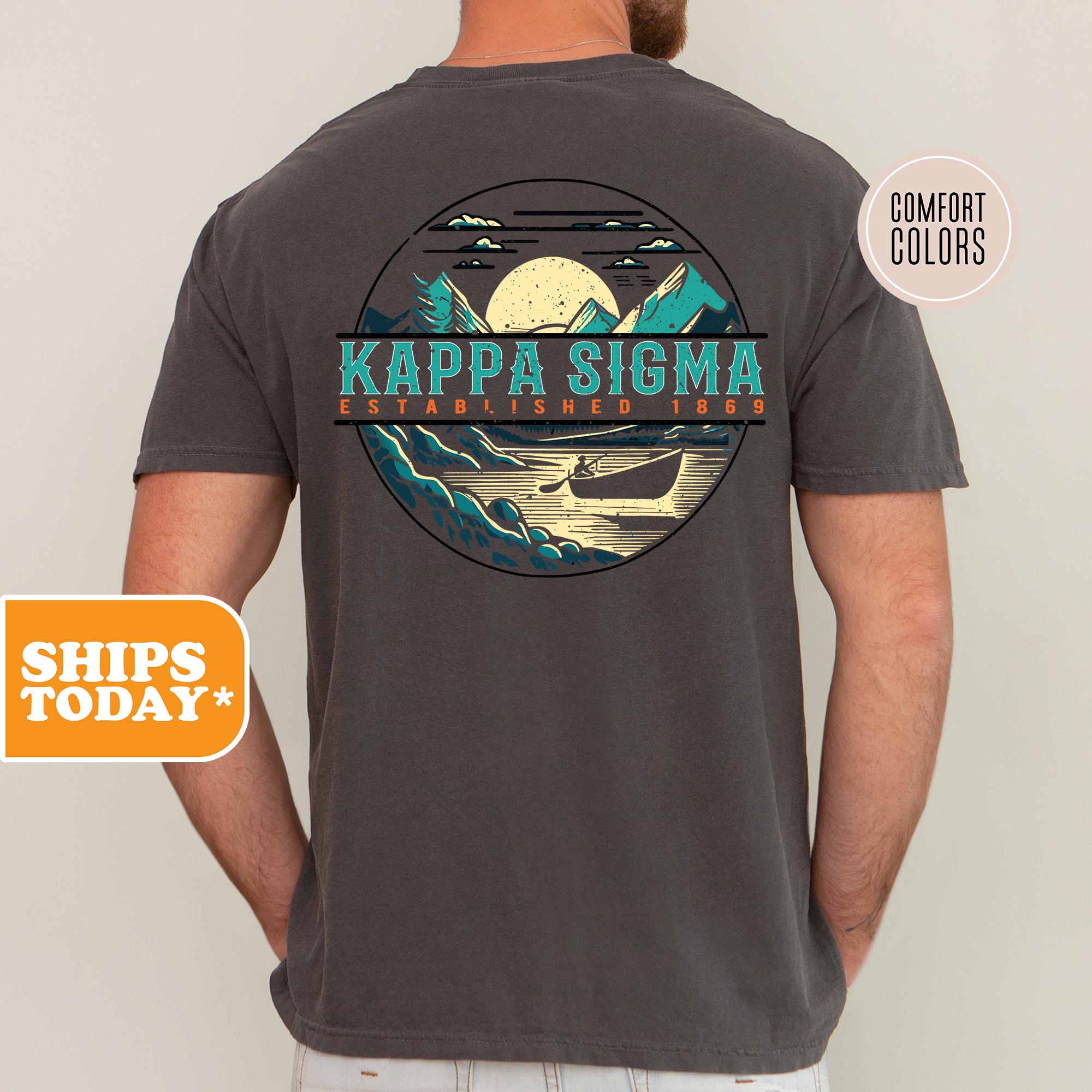 WAREHOUSE　Sigma Kappa Tシャツ XL スミクロ Kappa Sigma Landscapes Comfort Colors Fraternity T-shirt | Kappa