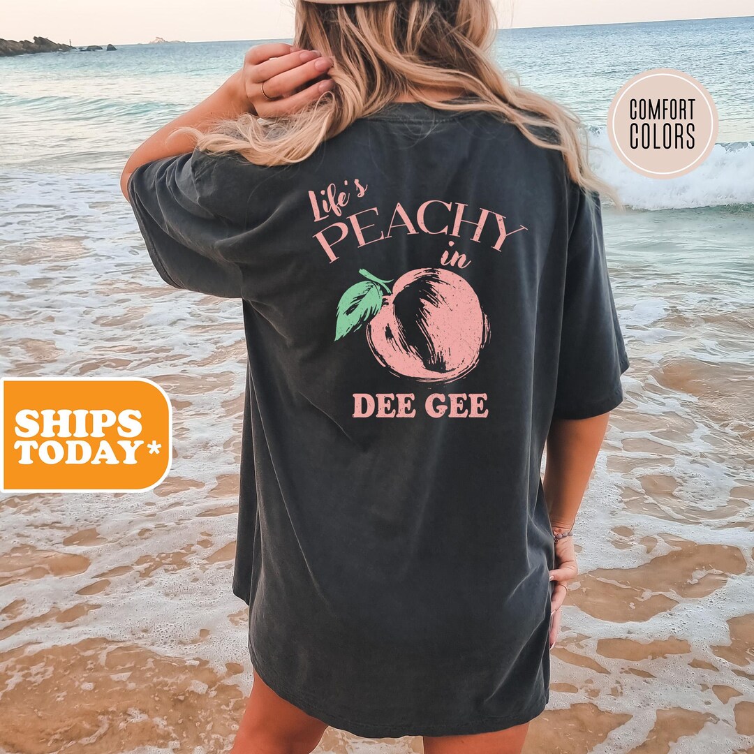 Delta Gamma Comfort Colors Sorority Tshirt Dee Gee Greek Gifts