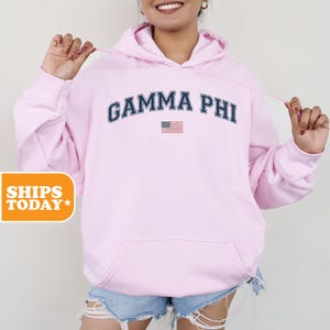 Gamma Phi Beta Sorority Sweatshirt | Gamma Phi Sorority Hoodie | Greek Gifts | Sorority Letters | Sorority Apparel | _ Stars United _