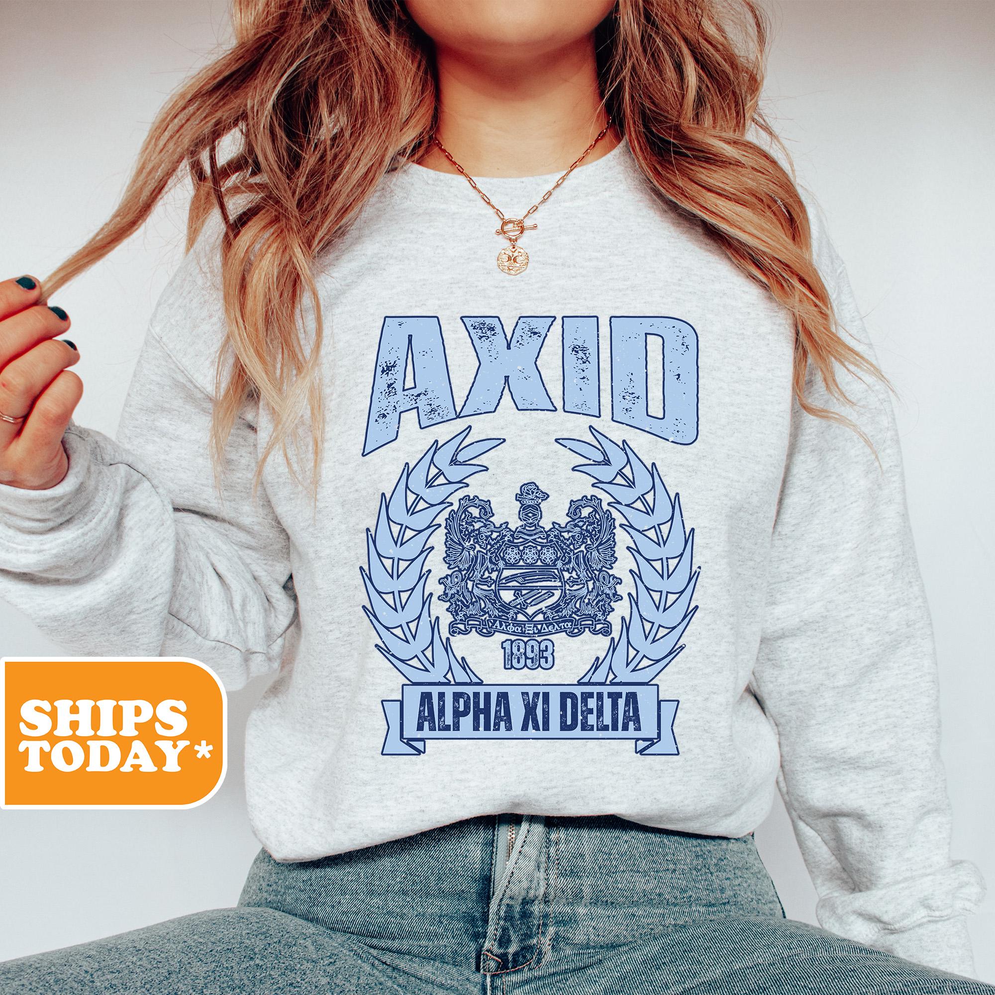 Alpha Xi Delta Garden Glow Sorority Sweatshirt - AXID Sorority Crewneck