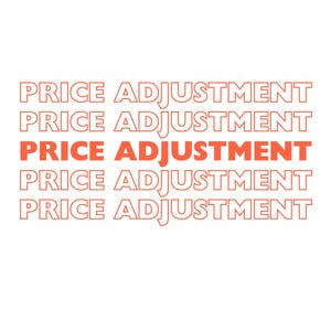 Price Adjustment / Reshipment Fee