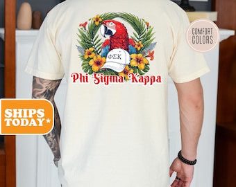 Phi Sigma Kappa Springbreak Comfort Colors Fraternity T-shirt