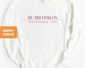 mu phi epsilon apparel