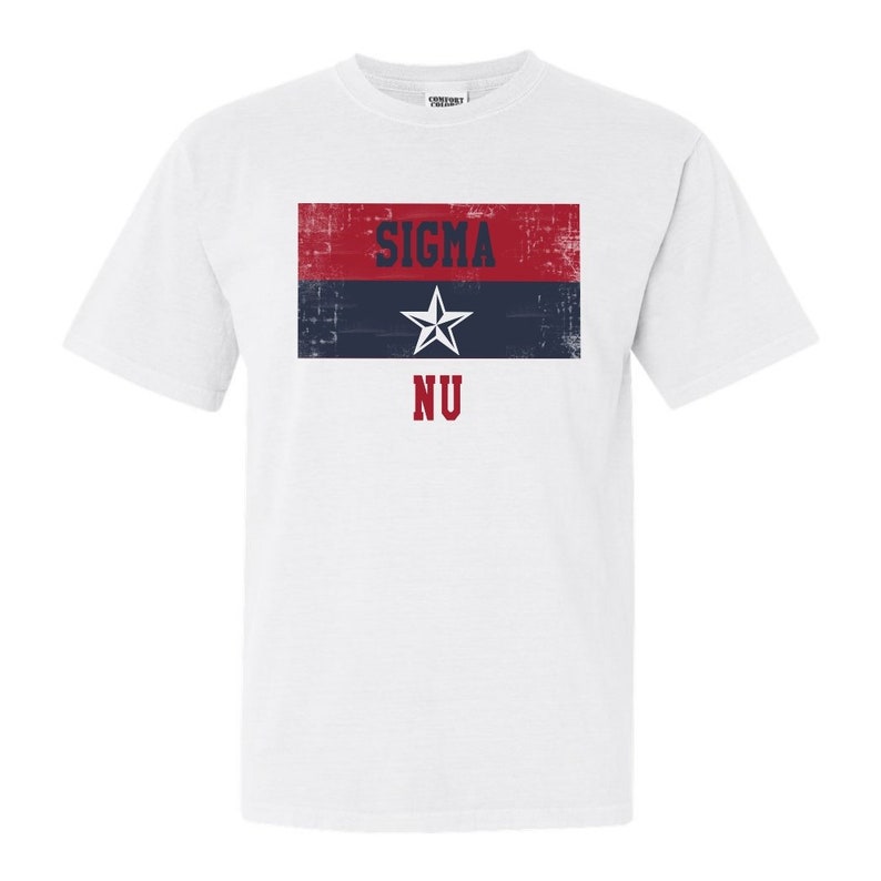 Sigma Nu Comfort Colors T-shirt Sigma 