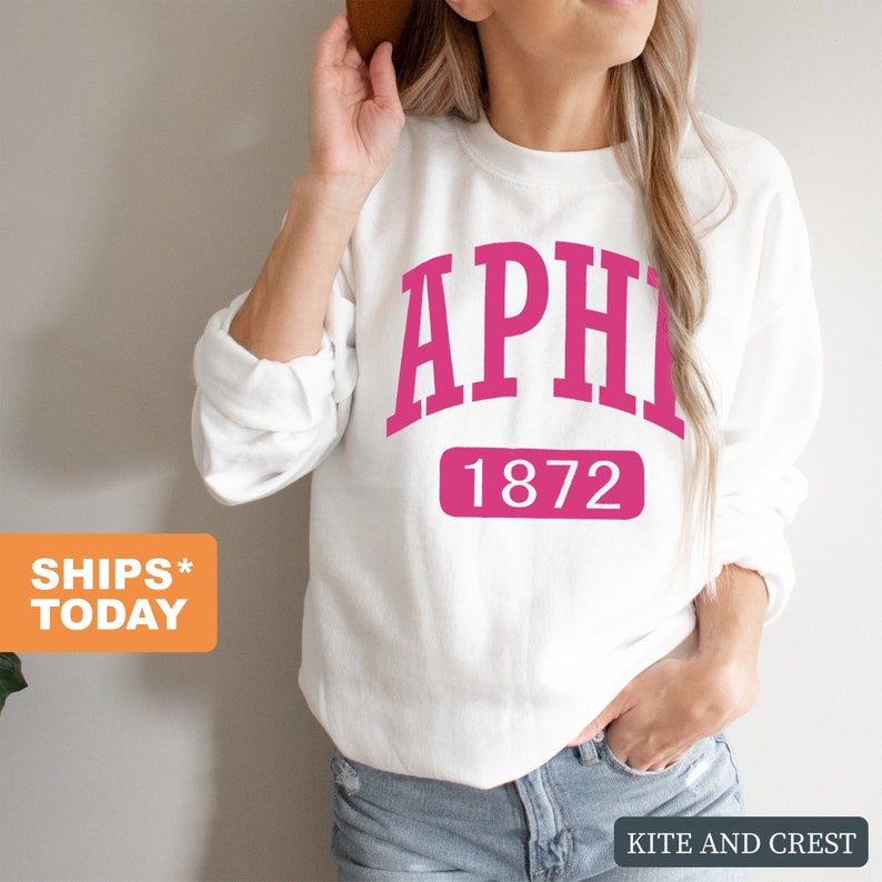 alpha phi crewneck