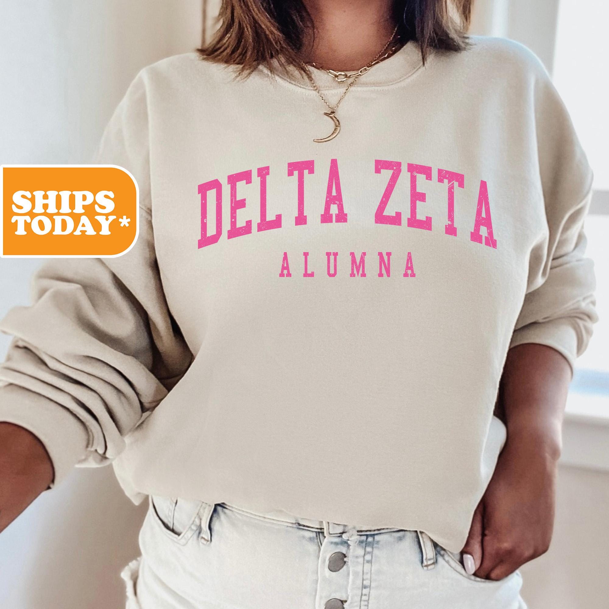 Delta Zeta Sweatshirt - Etsy Delta Zeta Sweatshirt - Etsy