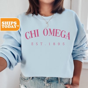 Chi Omega Sorority Sweatshirt | Chi O Preppy Hoodie | Greek Letters | Sorority Gifts | Aesthetic Hoodie | Sorority | _ Timeless Tradition _