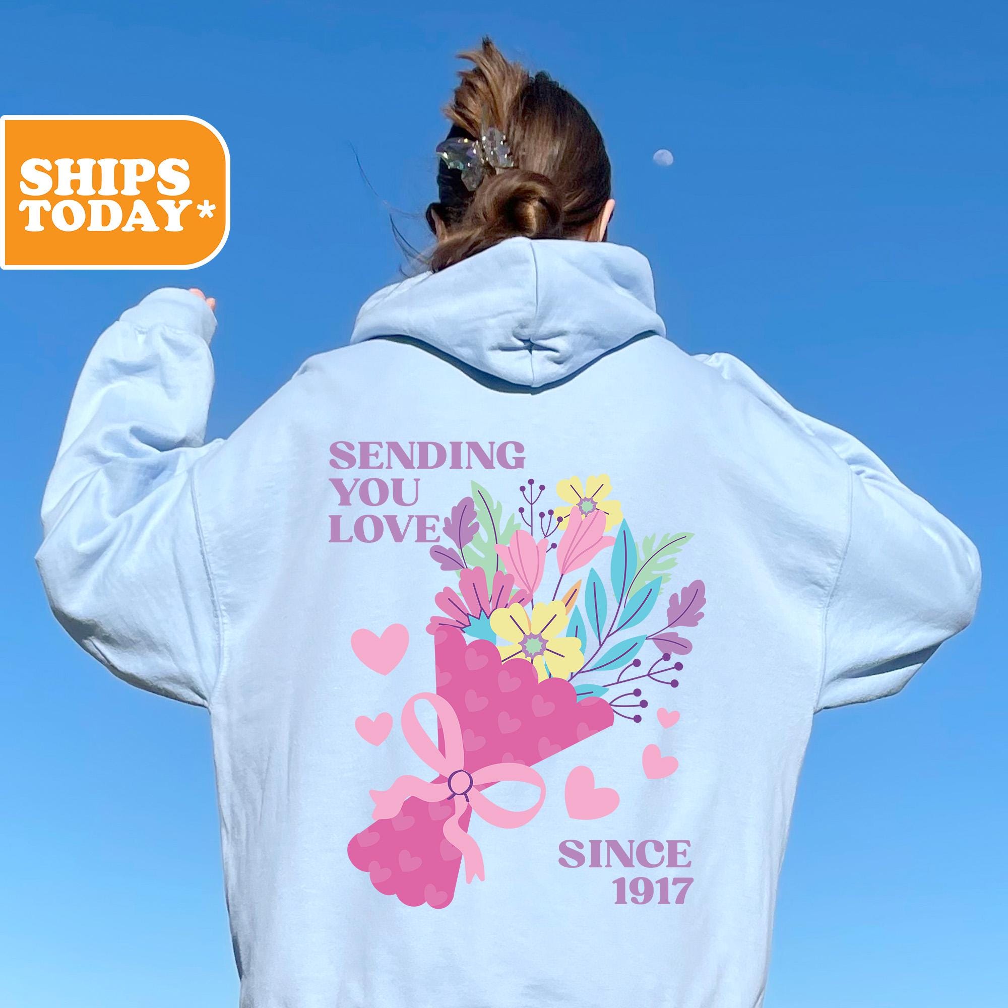 Sigma Delta Tau Sorority Sweatshirt | Sig Delt Sorority Hoodie | Greek Gifts | Sorority Merch | Aesthetic Hoodie | _ Sending You Love _