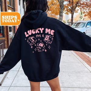 Gamma Phi Beta Lucky Roll Sorority Sweatshirt | Gamma Phi Sorority Hoodie | Big Little Reveal | Sorority Merch | Pullover Hoodie