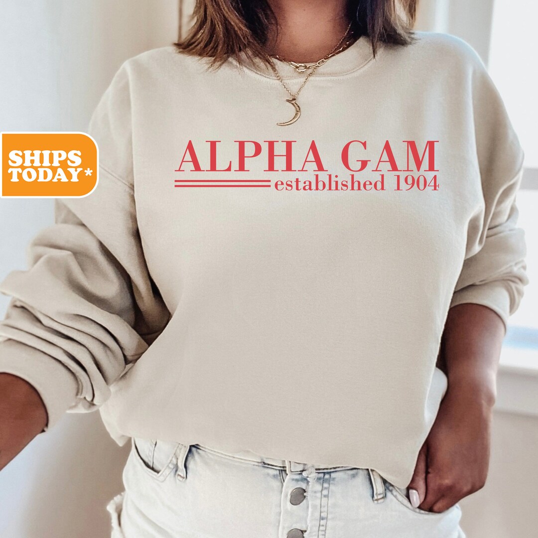 Alpha Gamma Delta Sorority Sweatshirt | AGD Sorority Letters | Alpha ...