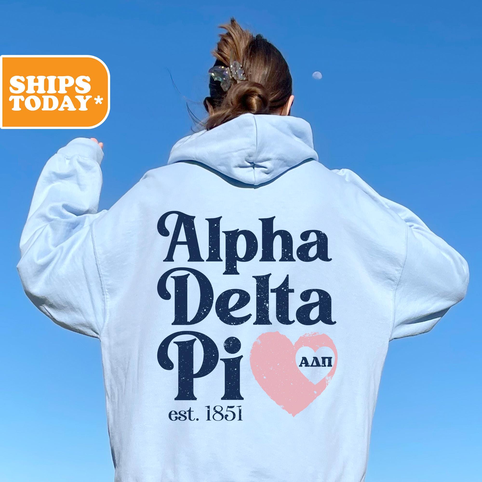 Alpha Delta Pi Faded Love Sorority Sweatshirt | ADPI Sorority Gifts ...