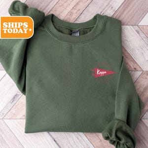 Kappa Kappa Gamma Classic Squad Sorority Sweatshirt | Kappa Sorority Hoodie | Big Little Reveal | Sorority Merch | Pullover Hoodie