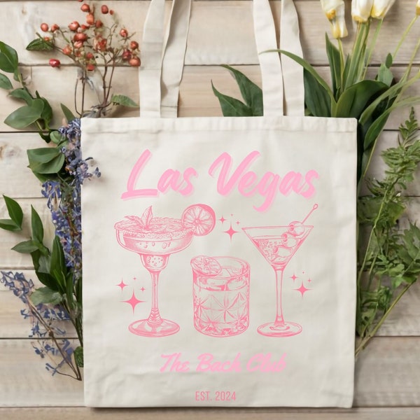 Las Vegas Bachelorette Trip Tote | Bach Club Tote Bag | Bachelorette Party Bag